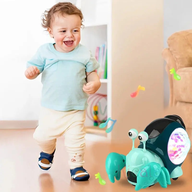 Interactive Crawling Crab Musical Baby Toy - SPINGHAR