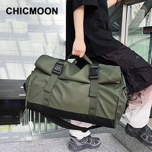 Storage Bag Nylon Waterproof Sports Gym Outdoors Travel Fitness Yoga Luggage High-capacity Durable Women Men Shoulder Handbag SPINGHAR