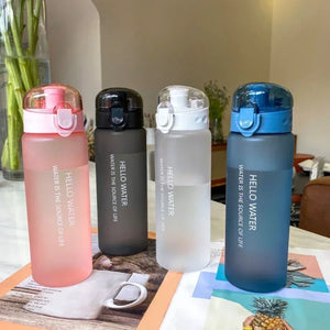 780ml Plastic Water Bottle for Drinking Portable Sport Tea Coffee Cup Kitchen Tools Kids Water Bottle for School Transparent SPINGHAR