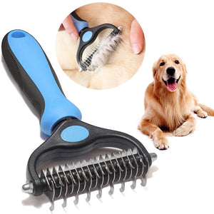 Professional Pet Deshedding Brush Dog Hair Remover Pet Fur Knot Cutter Puppy Cat Comb Brushes Dogs Grooming Shedding Supplies SPINGHAR