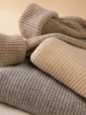 Women’s Fall Turtleneck Sweater: Soft Cashmere Knitted Pullovers for Autumn Winter 2024 SPINGHAR