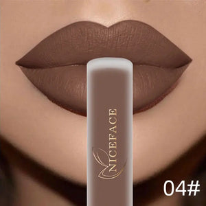 NICEFACE Nude Liquid Lipsticks - Waterproof Velvet Matte Lip Tint - SPINGHAR