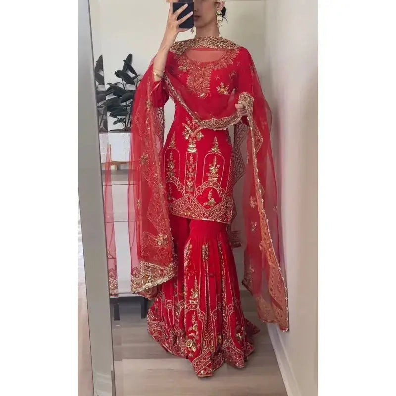 Indian Salwar Kameez | Party Wear Wedding Pakistani Suit for Women - SPINGHAR