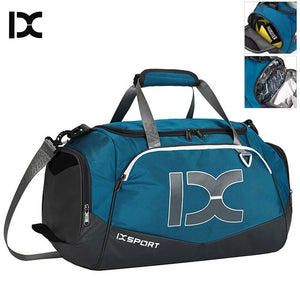 IX 40L Large Gym Bag Fitness Wet Dry Training Men Yoga For Shoes Travel Shoulder Handbags Multifunction Work Out Swimming Bag SPINGHAR