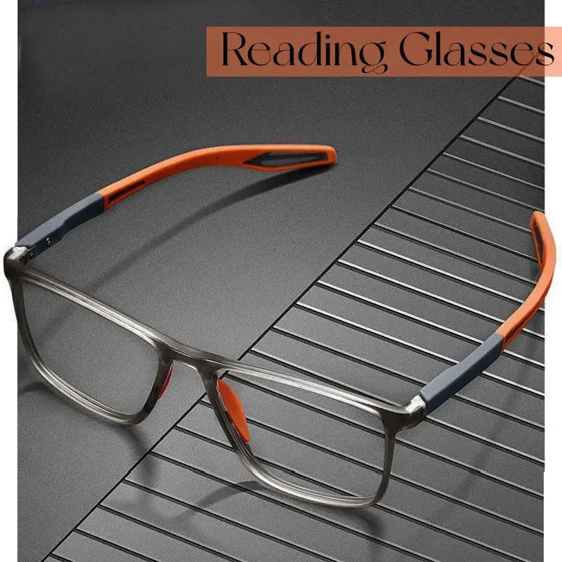 Anti-Blue Light Reading Glasses: Ultralight TR90 Presbyopia Eyewear for Men and Women (+4.0 Diopters) SPINGHAR