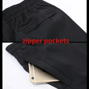 Men's Quick-Dry Sweatpants | Breathable Elastic Waist Joggers | Spring Sports Trousers for Running and Tracksuits - SPINGHAR