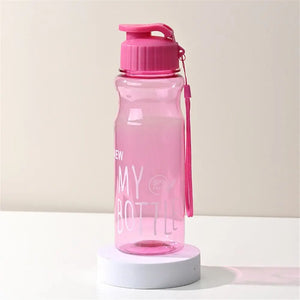 550ML Travel Sport Multi-color Water Bottle Plastic Water Cup Large Capacity SPINGHAR