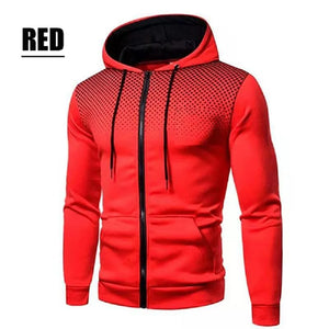 Autumn and Winter Casual Jacket for Men All Elite Wrestling Zipper Hoodie with Pocket Printing Sweater Sportwear SPINGHAR