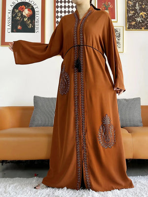 Summer Chiffon Dashiki Dress - Elegant Party Outfit - SPINGHAR