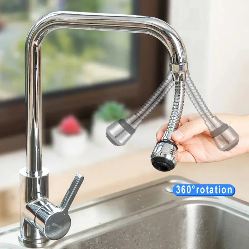 Kitchen Gadgets 2 Modes 360 Rotatable Bubbler High Pressure Faucet Extender Water Saving Bathroom Kitchen Accessories Supplies - SPINGHAR