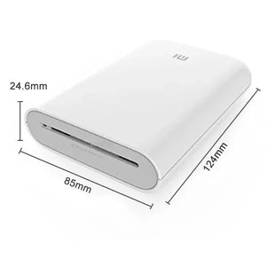 Xiaomi Pocket Photo Printer: Wireless Mini Printer with Bluetooth, ZINK Self-Adhesive Thermal Print SPINGHAR