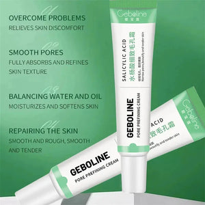 Salicylic Acid Pore Shrinking Cream Quick Elimination Large Pores Remove Blackehead Tighten Face Smooth Skin Korean Care Product - SPINGHAR