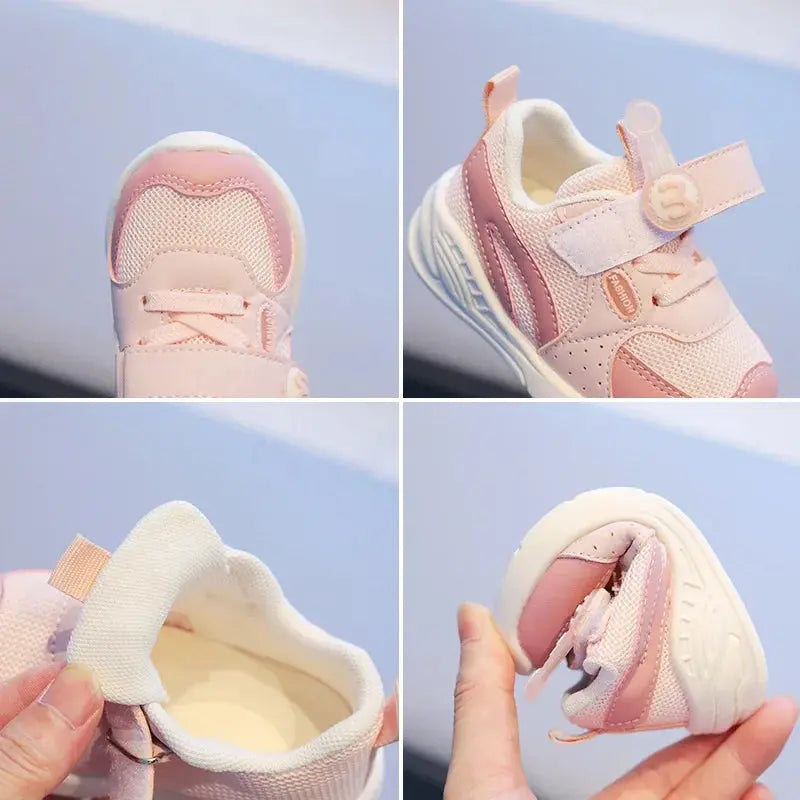 Baby Shoes Soft Breathable Toddler Sneakers Spring Autumn Infant Shoes Baby Boy Girl Casual Sport Shoes Outdoor Walking Shoes - SPINGHAR