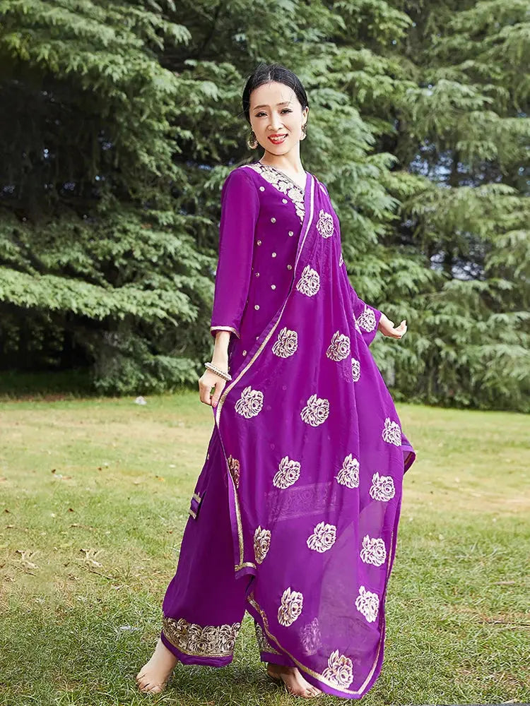 Punjabi Dupattas & Daily Suits for Women - Blouses, Pants, Kurtas, & Saree Sets - SPINGHAR