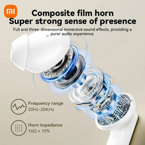 Xiaomi ANC Wireless Earbuds Bluetooth Earphone Touch Screen airpods Control Active Noise Reduction In Ear Headphone Bulit in Mic - SPINGHAR