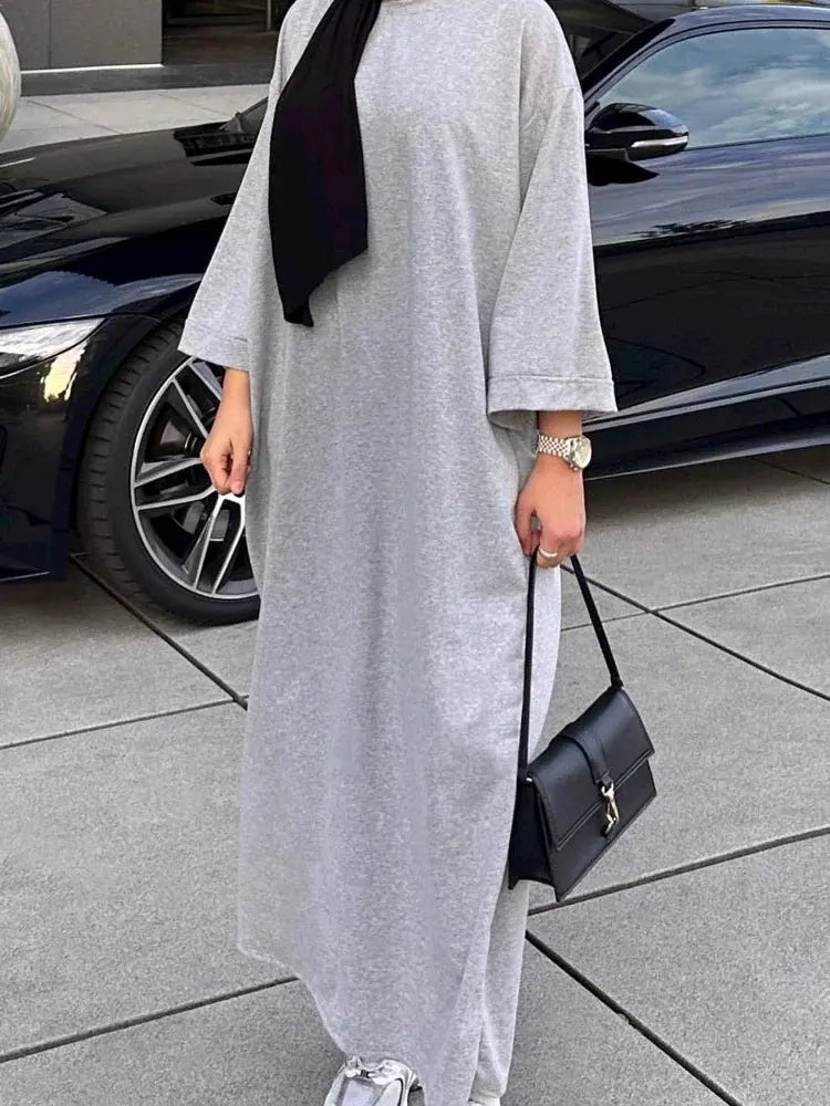 Modest Ramadan Eid Party Dress for Women - Long Moroccan Abayas - SPINGHAR